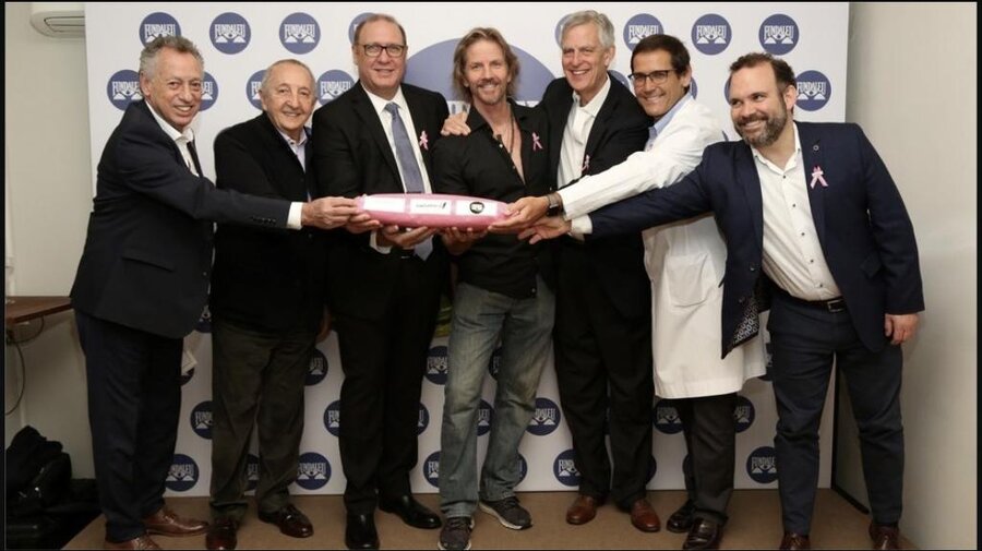 A pintar los campos de rosa: Fundaleu presentó "Abrazo solidario del campo argentino"